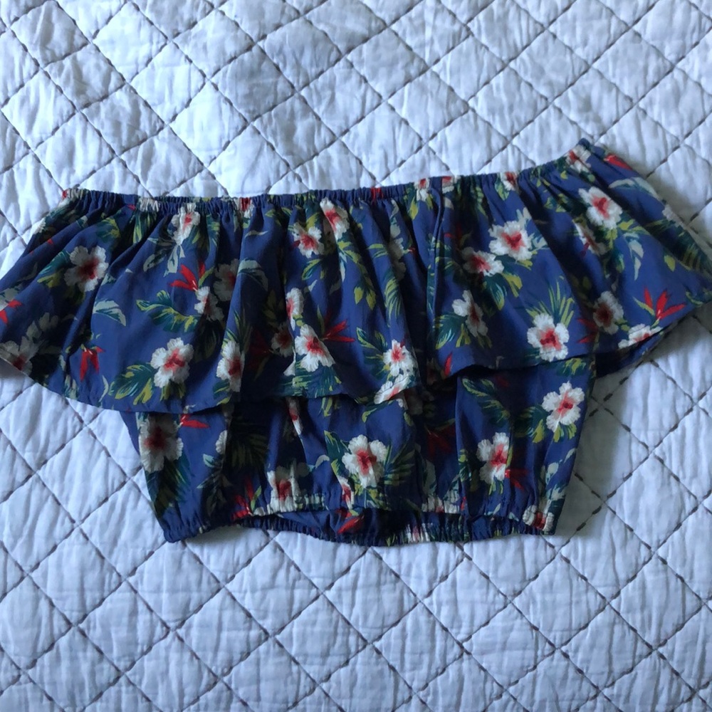 Off the shoulder crop top